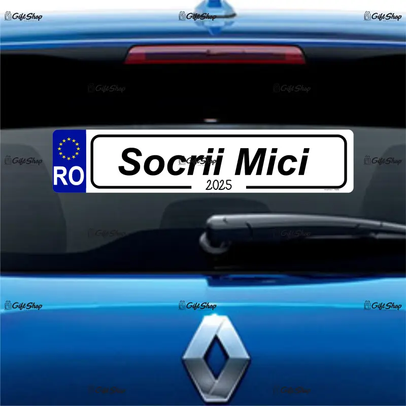 Socrii mici, indicator masina, 200x60 mm, model 2